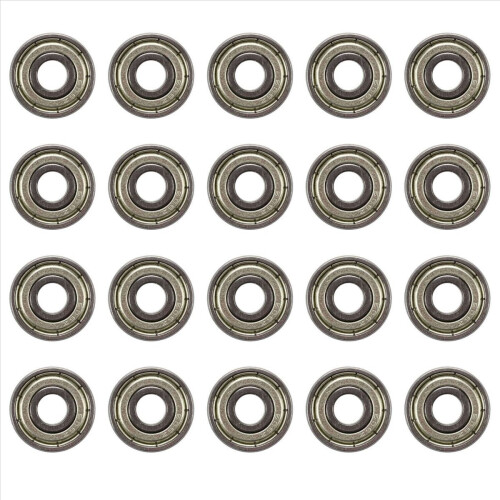 606Z 6 X 17 X 6mm Μεταλλικά μινιατούρα ρουλεμάν βαθιάς αυλάκωσης 20 τεμάχια
