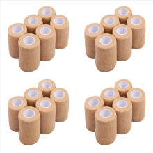 24 Packs Self Adhesive Cohesive Bandage, 10X450cm, Self Adherent Wrap, Non Woven Bandage Wrap