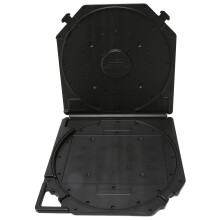 Scatola di conservazione a protezione completa, scatola di conservazione vuota per bobine di nastro, custodia in plastica per nastri audio da 10