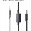 10X Replacement Headset Cable, 2.0M Inline Mute Cable Cord for Gaming Headsets Controller Headphone 3