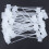 500Pcs Nylon Cable Tie Label Self-Locking Network Zipper Trim Wrap Ring Line Label 3