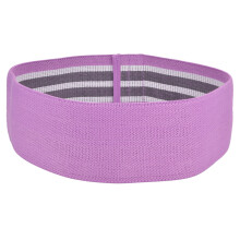 Bande de résistance antidérapante pour le yoga, en coton épais et latex, idéale pour les exercices fessiers et jambes d'intensité moyenne.