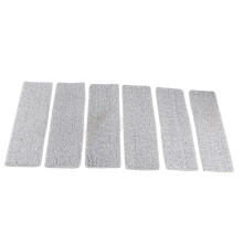 Lingettes de balai en microfibre résistantes pour le nettoyage à sec ou humide, format compact pour un rangement facile, polyvalentes pour
