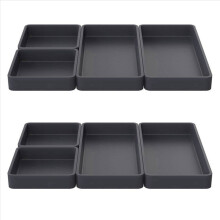 4X Sheet Pan Dividers for Easy Cooking & Meal Prep - Oven, Microwave,Dishwasher, Fridge-Friendly Nonstick Silicone Trays