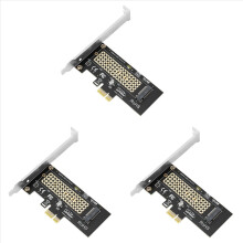 3X M2 NVME Riser-kaart M2 NVME naar PCIe X1 Riser-kaart M2 Solid State Drive-uitbreidingskaart Drivervrij voor WIN10