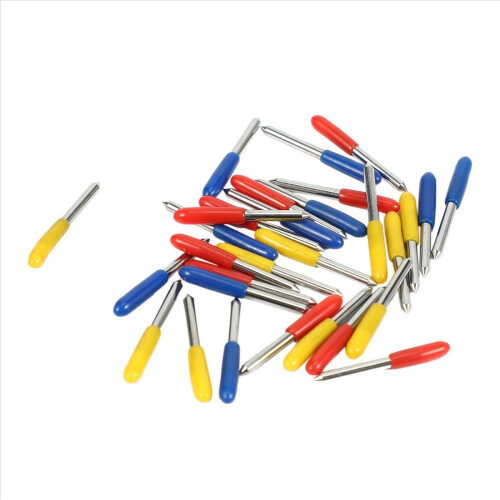 180Pcs 30 45 60 Degree Cutting Plotter Cutter Knife Blades Offset 1