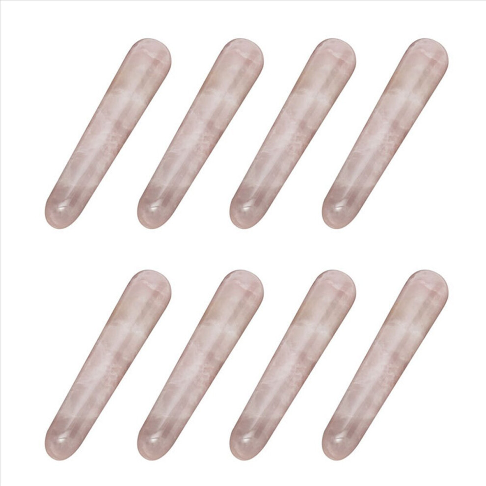 8X Natural Rose Quartz Crystal Yoni Gemstone Rocks Massage