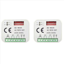 2X Garage Door Voice Remote Control Receiver 2 CH Controller Switch for Transmitter RX Multi Frequency 300-900MHz
