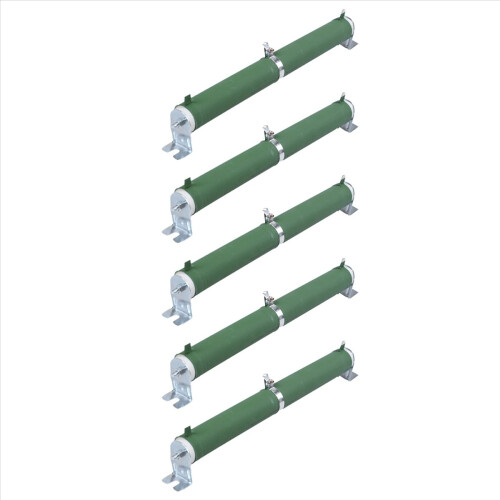 5X 200W Watt 100 Ohm Κεραμικός Σωλήνας Ρυθμιζόμενος Ρεοστάτης Πράσινος