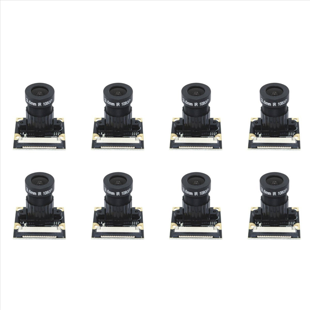 8X 5Mp Ov5647 Camera Module Non-Night Vision Version For 75 Degree 3.6Mm Adjustable Focus 1080P Hd Webcam Light 4853066927035