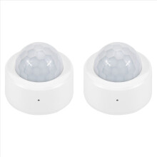 2x Tuya Zigbee PIR-bewegingssensor Bewegingssensor voor het menselijk lichaam Smart Life Control Werkt met Home