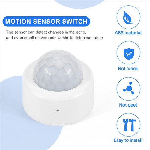 2X Tuya Zigbee PIR Motion Sensor Human Body Motion Sensor Smart Life Control Works with Home 1