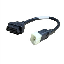 6 PIN to 16 PIN OBD2 Connector Diagnostic Tool Adapter Cables for Motorcycle