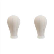 2 stuks 23 inch mannequin canvas hoofd voor het maken van haarverlenging, kantpruiken en display styling mannequin hoofd