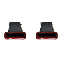2X per Focus Air Inlet Tuyere Intake Hatchback 4D Sedan 5D MK3 MK3.5 Modifica auto 2012-2018 Rosso