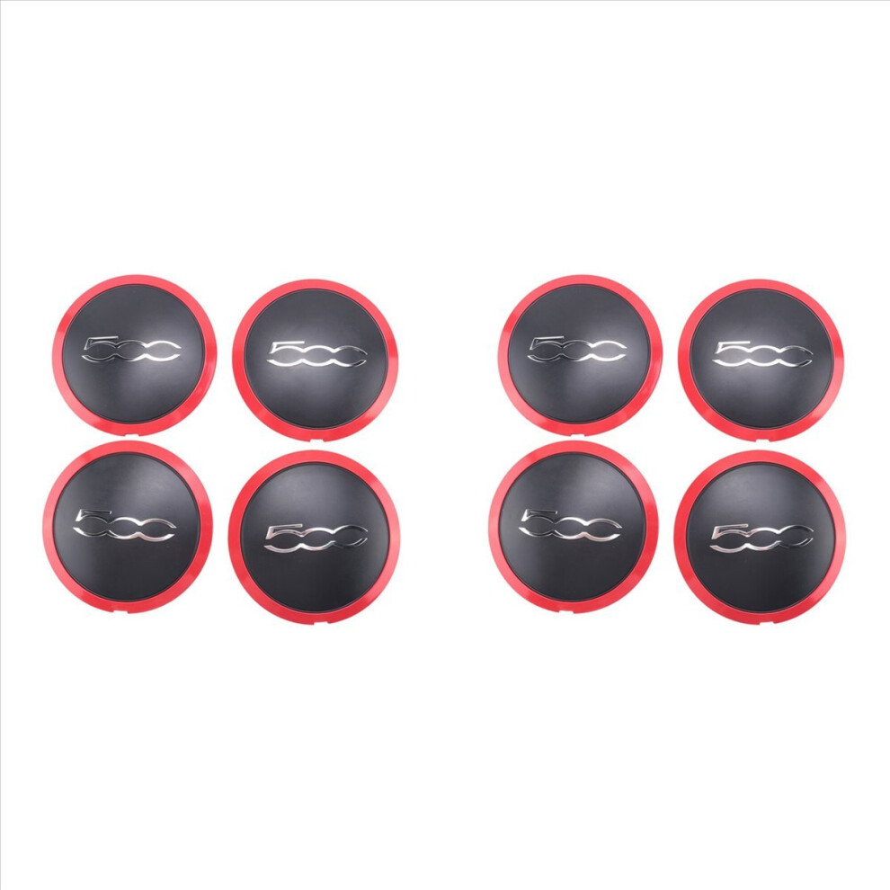 8Pcs 133Mm Hubcap For Wheel Centre Hub Caps Emblem Sticker 68078419Ac 68078421Ac 51884863 Red 4853066927158