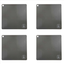 4 alfombrillas antideslizantes para cocina de inducción, de silicona, con aislamiento térmico, reutilizables, para refrigeradores y hornos.