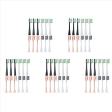 60Pcs Replacement Brush Heads for X/ X Pro/ Z1/ F1/ One/ Air 2 /Se Electric Tooth Brush