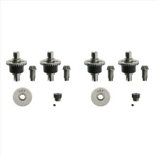 4x kovový diferenciál a sada prevodov pre SCY 16101 16102 16103 16201 Pro 1/16 bezkartáčové RC auto, vylepšenia, diely, príslušenstvo