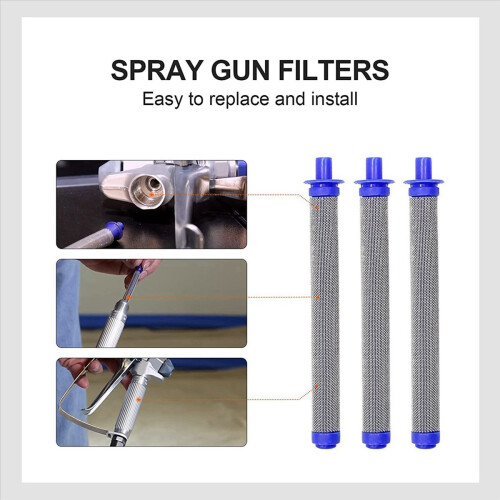 60 Pack 288749 Airless Filter Compatible with 60 Mesh Airless Filter Models for SG10, SG20, Pro, 1