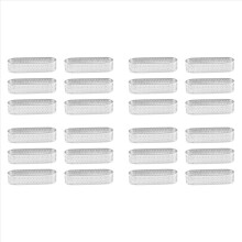 24Pcs Oval Tartlet Molds French Dessert Mousse Fruit Pie Tart Ring Quiche Cake Mold