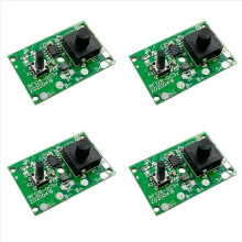 4x 1,2V Solarlampen-Steuerplatine mit Schalter, Solarstraßenbeleuchtungs-Steuerpanel-Controller-Modul