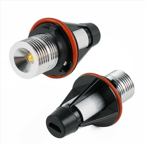 8000K Amber LED Angel Eye Positionsleuchten für E39 E53 E60 E63 E64 E66 E87 5 6 7 X3 X5 [10er-Packung]