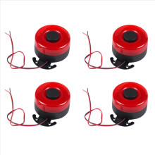 4x DC 12V-24V 105DB Automatische waarschuwingssirene, geluidssignaal, achteruitrijalarmhoorns met LED-piep, achteruitrijluchthoorn voor de auto