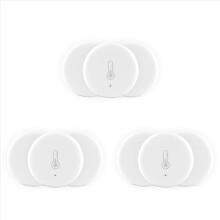 9x Tuya Smart ZigBee 3.0 slimme temperatuur- en vochtigheidssensor op batterijen met Tuya Smart Life-app (B)