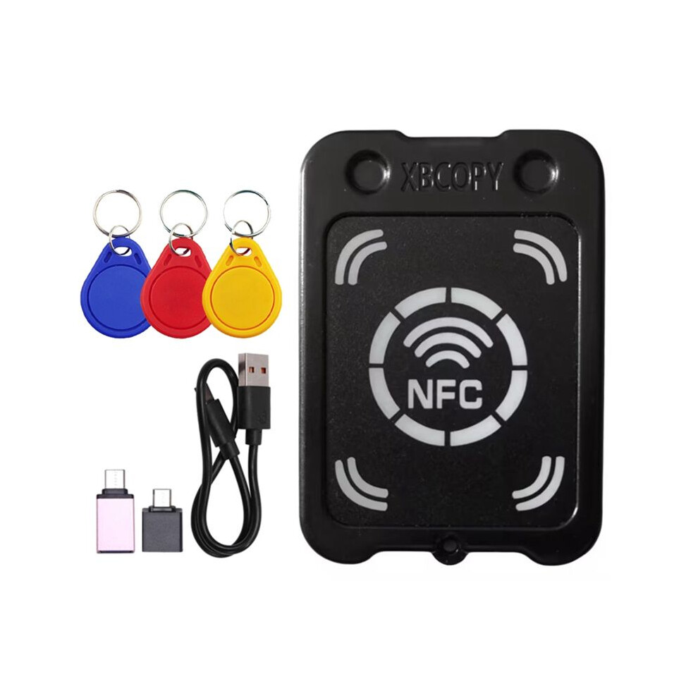 Rfid Smart Chip Card Reader Copier+3Xcuid Keychain Nfc Encryption Key Reader Ic 13.56Mhz Rfid Token Clone Duplicator 6134214670224