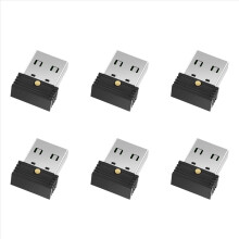 Dispositivo USB para movimentar o mouse (6 unidades), vibrador automático para computador, mantém o computador ativo, controla o movimento do mouse.