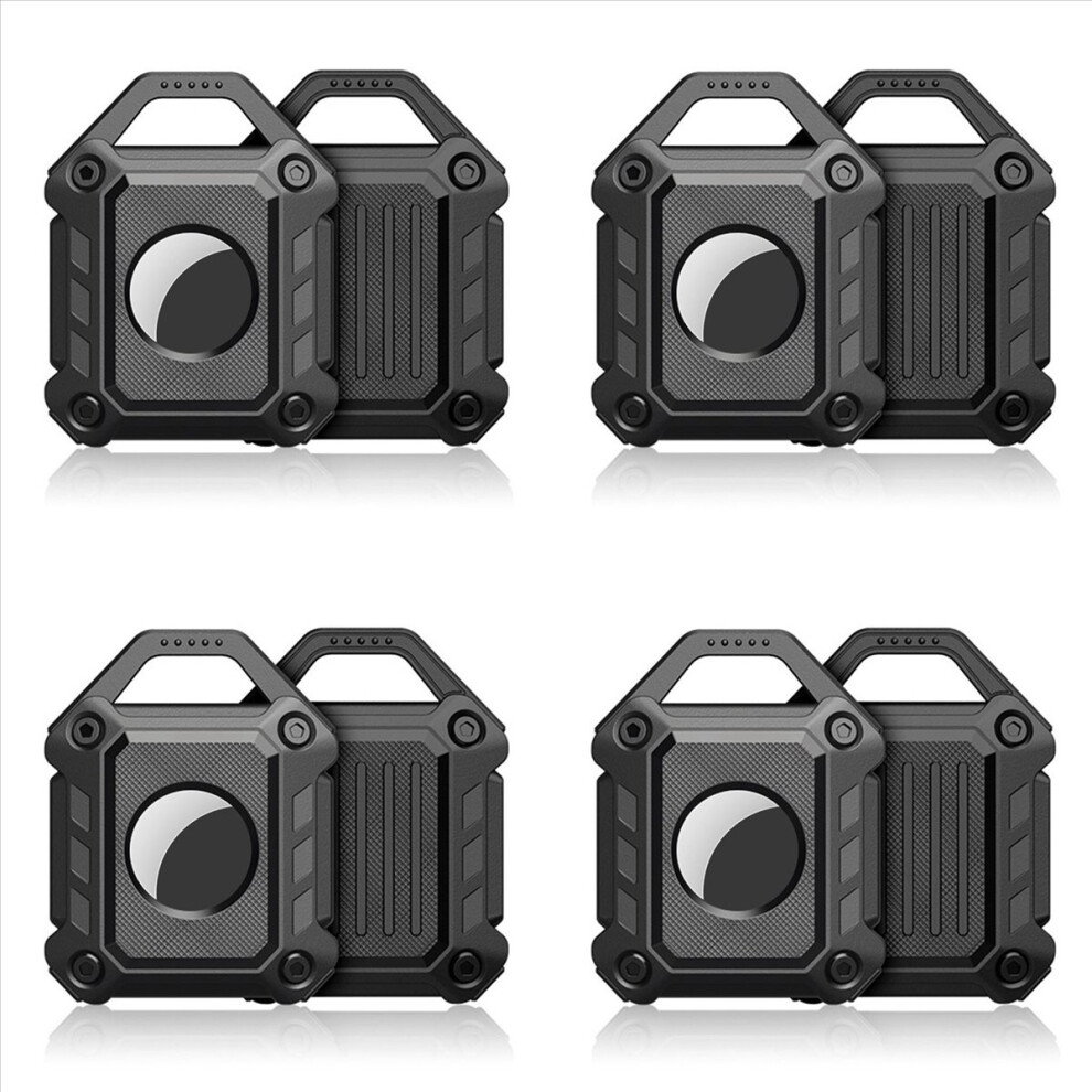 8 Pack Keychain Holder Case For Airtags ,For Luggage, Keys, Bags, Dog Pet Collar 4853066916909