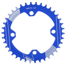 Kettingblad voor mountainbike, smal/breed 38T kettingblad compatibel met BCD104mm, zeer nauwkeurig ontwerp, roestwerend, sterke slagvastheid,