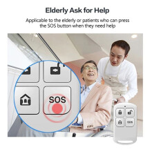 433MHz Wireless Remote Control, Suitable for Home Anti-Theft Security, Can Be Equipped with A Variety of Alarms