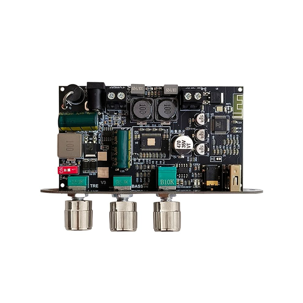 Zk-1001U With Boost Mono 100W Bt Amplifier Board Treble Bass Tws Diy Speaker Tpa3116d2 Amp Wuzhi Audio App 4712152556019