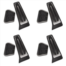 4-teiliges Set Gas- und Bremspedalabdeckungen für X3, X4, X5, X6, 2er, 3er, 4er, 5er, 6er, 7er, G20, F30, G11, G01, G02, G05, F15, F16, F22, F25