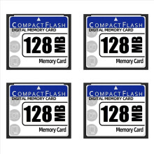 4X 128MB Compact Flash Memory Card for Camera, Advertising Machine, Industrial Computer Card