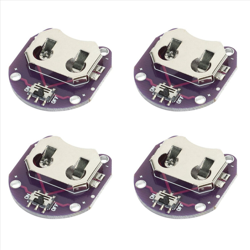 4X Coin Cell Battery Holder Cr2032 Battery Mount Module For 4853066914295
