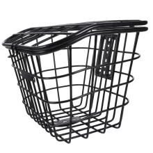 1 piece bicycle basket with lid practical storage holder for vegetables and school bags and durable for bikes and standard bicycles
