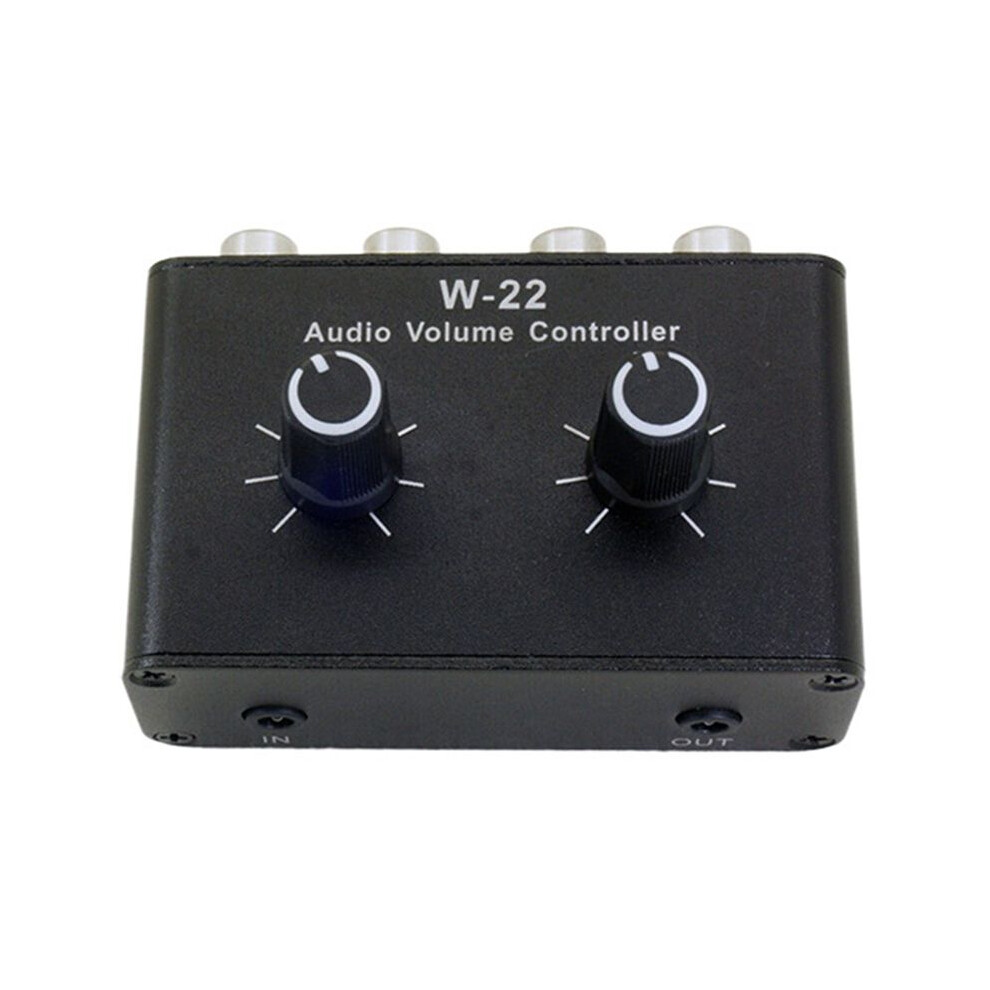 W-22 Passive Stereo Volume Audio Adjustment Controller Left And Right Channel Independent Adjustment 6134064324926