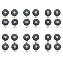 Kit com 24 roletes de reposição para tambor de secadora W10314173, compatível com WPW10314173. Peças para secadora.