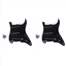 2x Single Coil SSS elektrische gitaar slagplaat pick-up geladen voorgemonteerde slagplaat 11 gaten 3-laags voor SQ gitaar