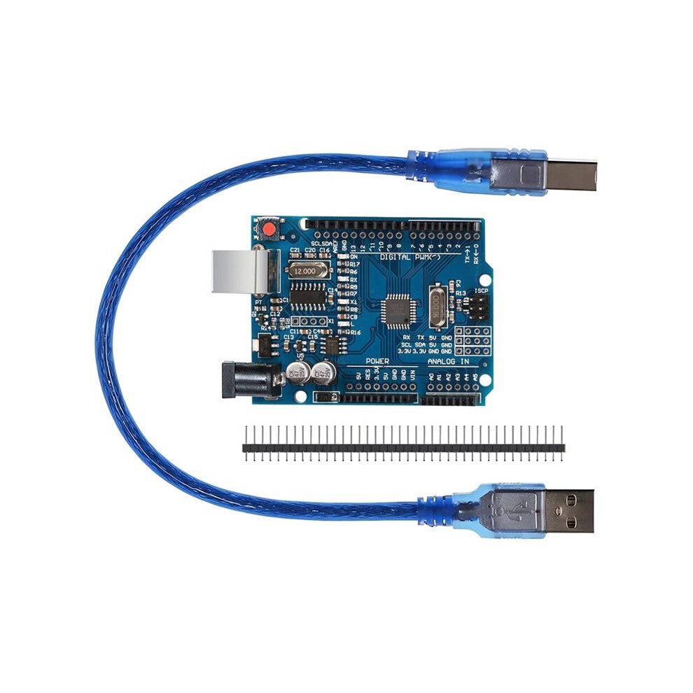 Uno R3 Motherboard Mcu Development Board Module With Usb Cable And 2.54Mm Straight Pin Header 328Pb Chip 6134218584169