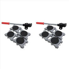 8X Heavy Duty Furniture Lifter Transport Mover Slides Wheel Furniture Mover Tool Set Wheel Roller Bar Moving Hand Tools