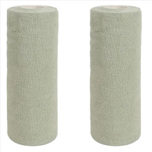 40 rouleaux de lingettes nettoyantes réutilisables en microfibre pour la maison, torchons à vaisselle, essuie-tout de rechange verts