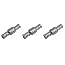 3x 10mm Rückschlagventil Bremskraftverstärker Rückschlagventil Inline-Einwegventil Rückschlagventil Vakuumschlauch Aluminiumventil