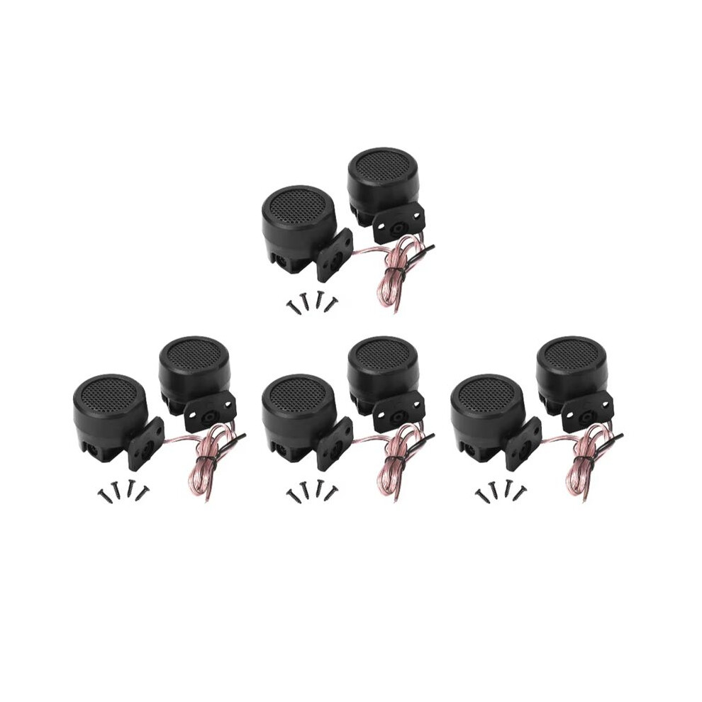 4Pair 91Db Universal Automotive Audio Speakers 12V 500W Super Power Audio Sound Loud Dome Car Tweeters Speakers Black 4712286995135