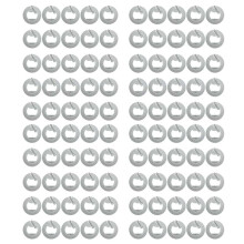 100Pcs NFC Ntag213 Label Sticker 13.56MHz ISO14443A NTAG 213 Sticker Universal Lable for ALL NFC Enabled Phone