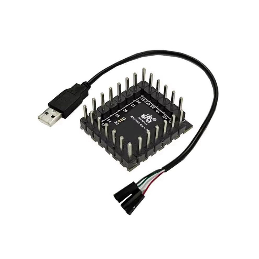 Spotpear For Raspberry Pi Pico 2 Rp2350 Core A Development Board Rp2350a Rp2350-Core-A, Rp2350-Core-A-Kit-Soldered 4712286976578