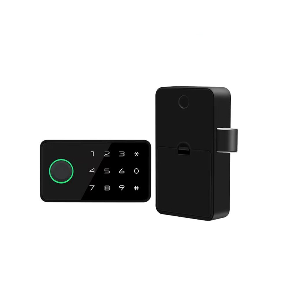 Tuya Smart Fingerprint No Punch Cam Lock Cabinet Lock Door Drawer Filing Cabinet Post Mail Locker Cupboard Locks 6133443823708